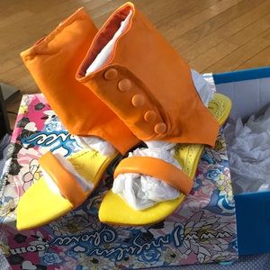 Irregular Choice orange sandals